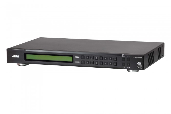 Aten 8 x 8 True 4K HDMI Matrix Switch – Doskonałe rozwiązanie do zarządzania sygnałem wideo