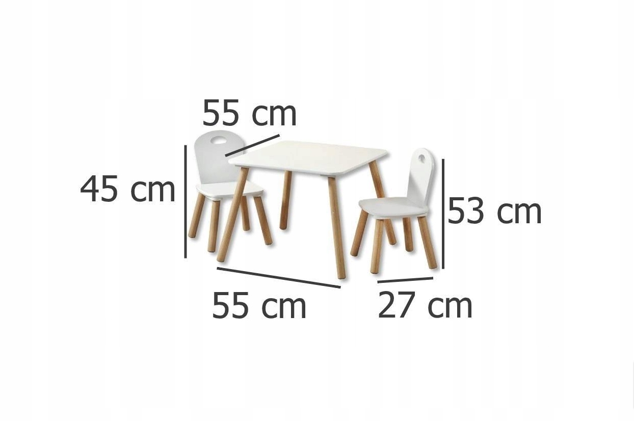 Wymiary zestawu mebelków – Idealnie dopasowane do potrzeb dzieci
