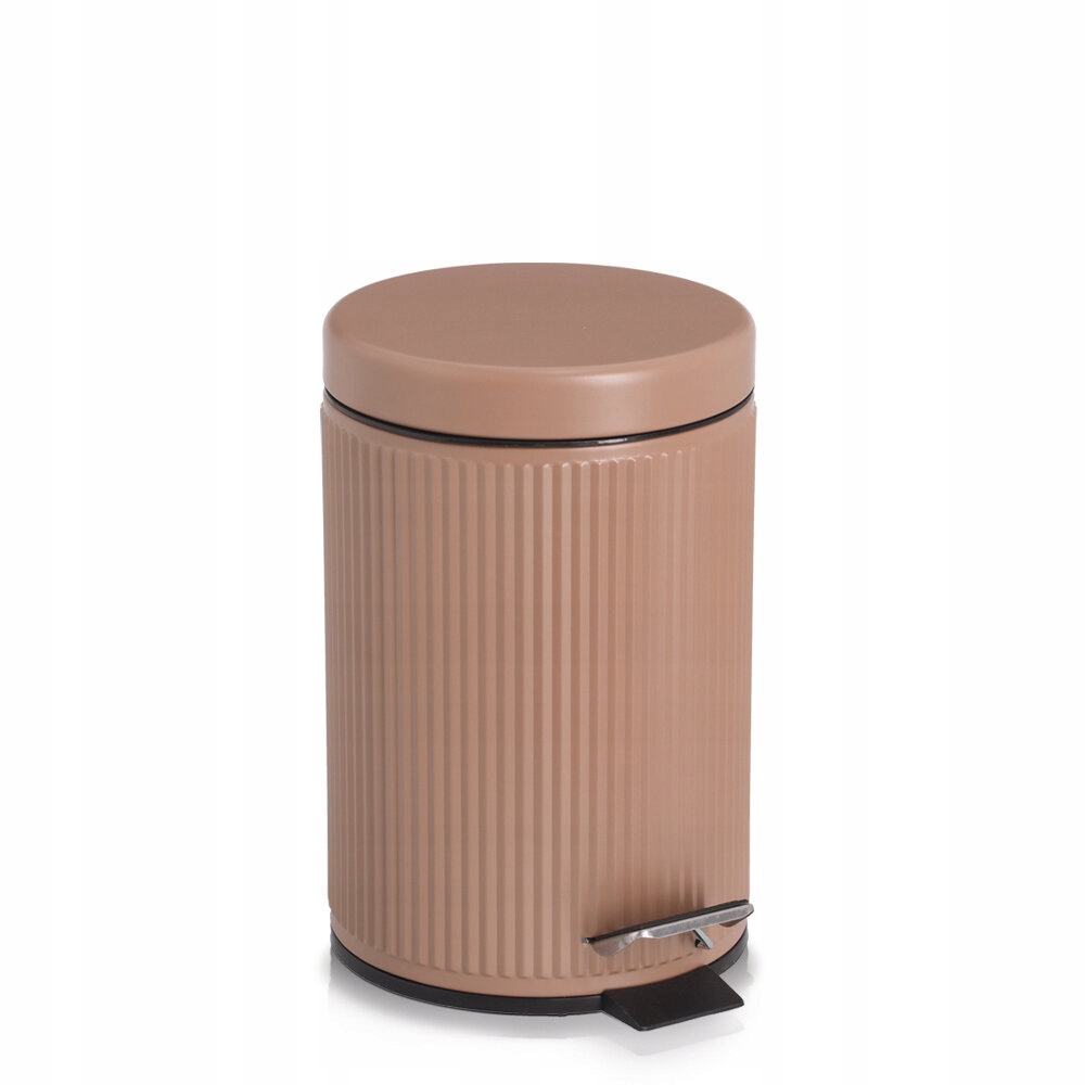 Metalowy kosz łazienkowy BRASS TONE, 3 l – Eleganckie rozwiązanie do Twojej łazienki