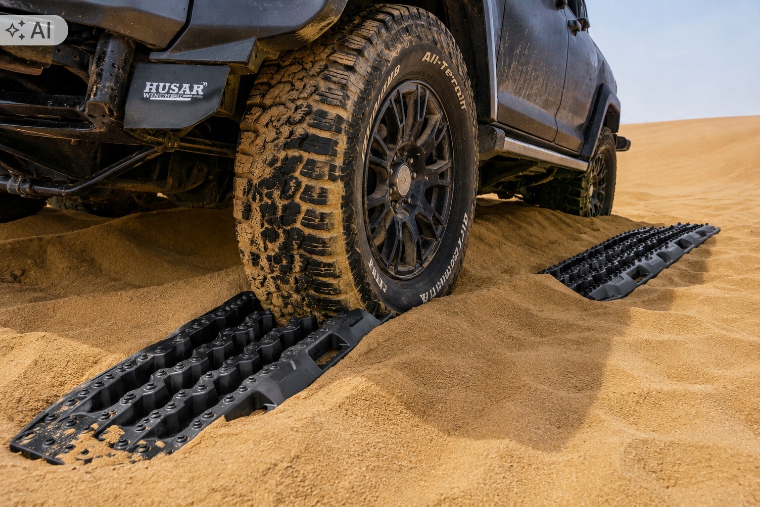 Trapy piaskowe Czarny – Niezbędne akcesoria do off-roadu