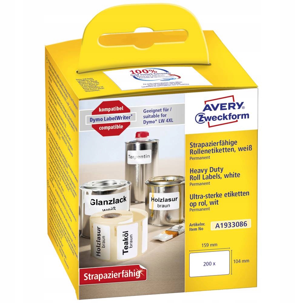Etykiety uniwersalne Avery-Zweckform A1933086 – Idealne rozwiązanie do organizacji