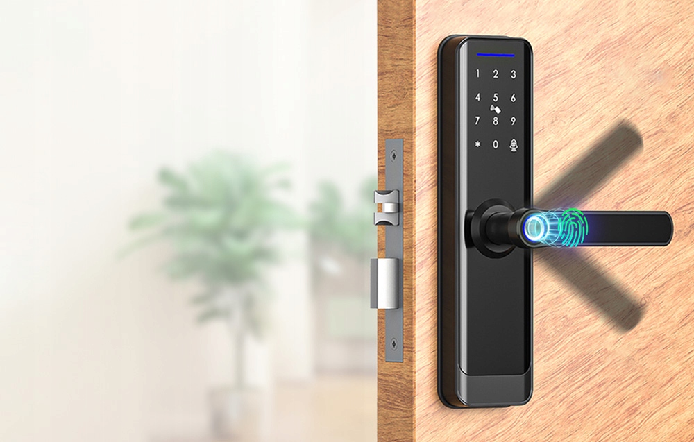Wiele metod otwierania – Odcisk palca, karta IC, hasło, aplikacja mobilna i tradycyjny klucz