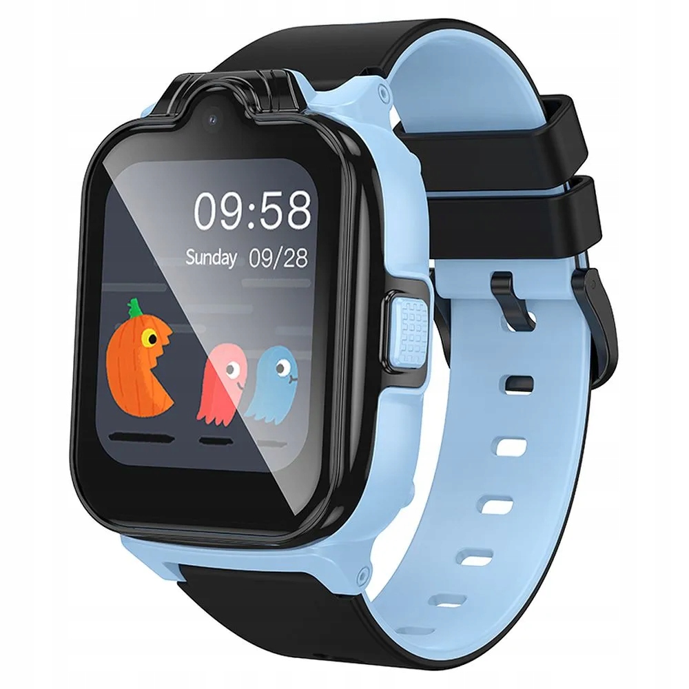 HOCO smartwatch dla dzieci z funkcją rozmowy 4G Y104 niebieski – Bezpieczny i nowoczesny towarzysz dla Twojego dziecka