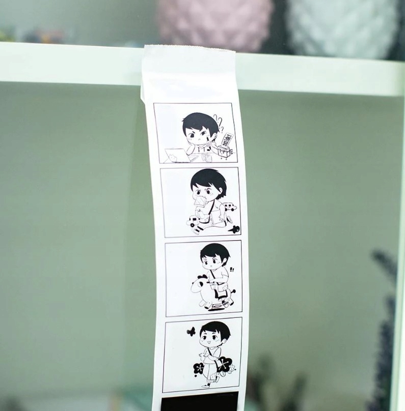 Możliwość druku naklejek i grafik o dowolnym rozmiarze