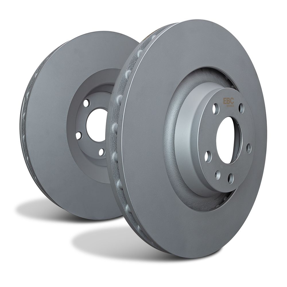 D2050 - Tarcze hamulcowe Premium Gładkie EBC Brakes dla Mazdy CX3