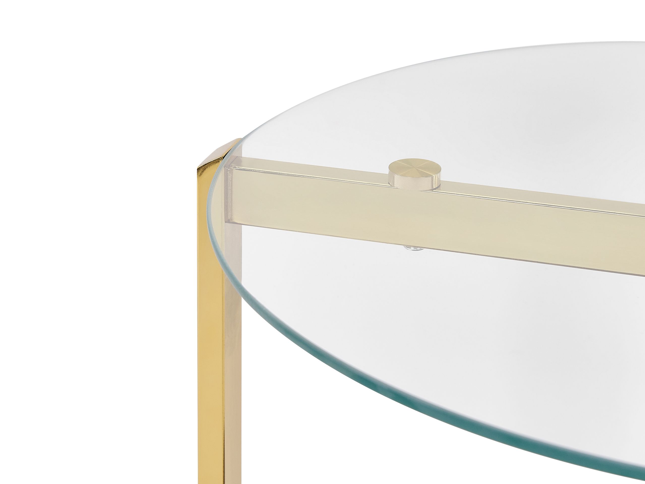 Nowoczesny design z hartowanego szkła i metalowej ramy