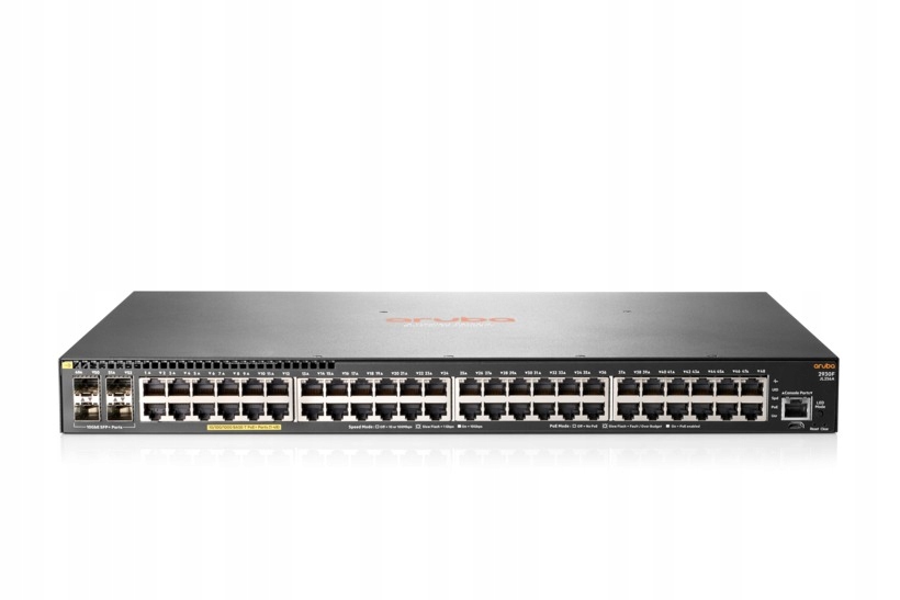 Przełącznik HPE Aruba 2930F 48G 4SFP+ (JL254A) – Wydajność i bezpieczeństwo w sieci