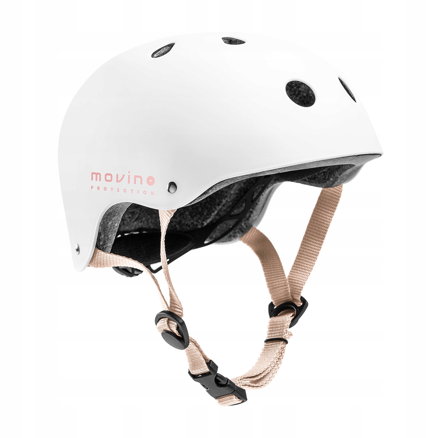 Kask Movino M White/Pink AGB-HT1-MM-WP – Bezpieczeństwo i komfort na każdej trasie