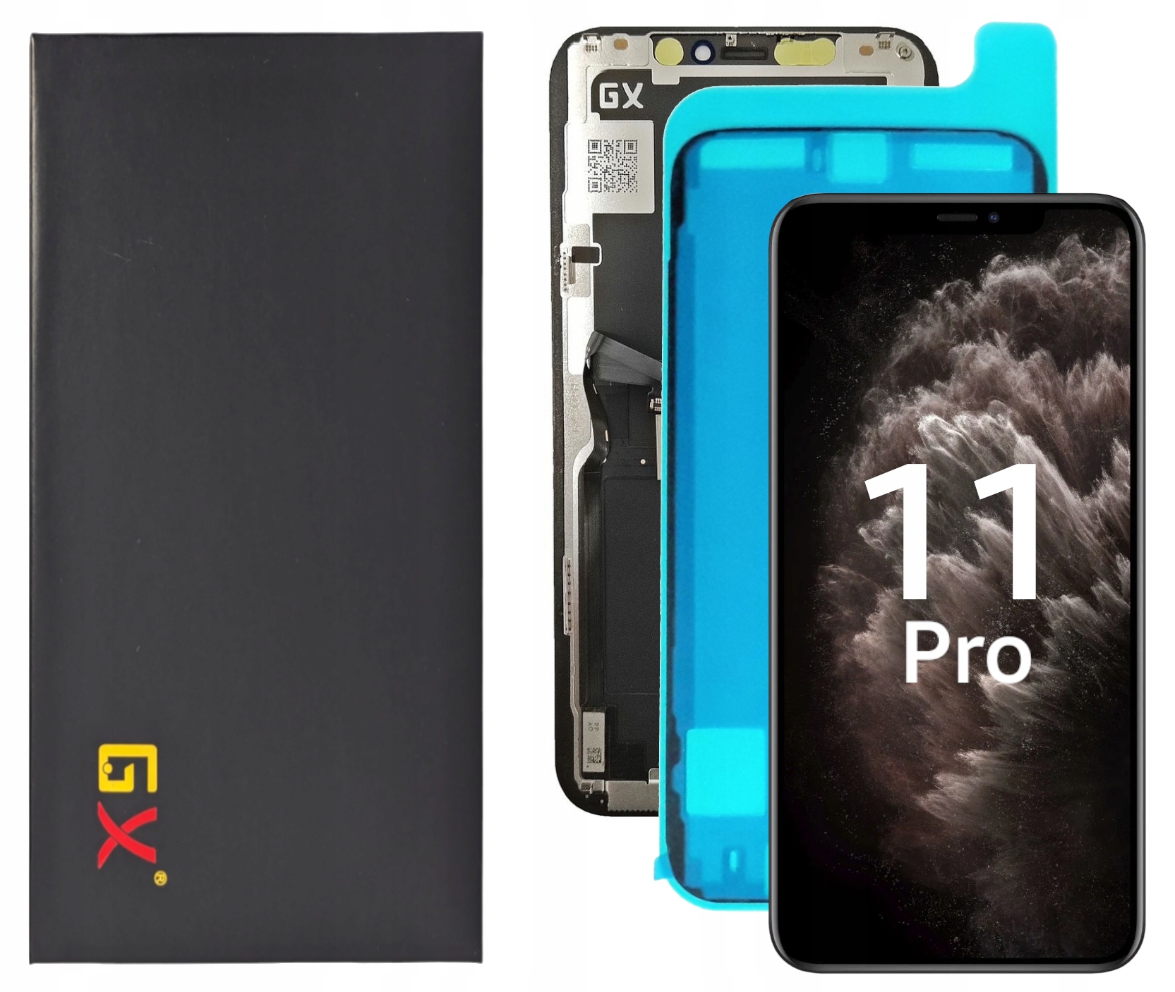 Wyświetlacz Ekran LCD do iPhone 11 Pro GX OLED z Uszczelką – Wysoka jakość obrazu
