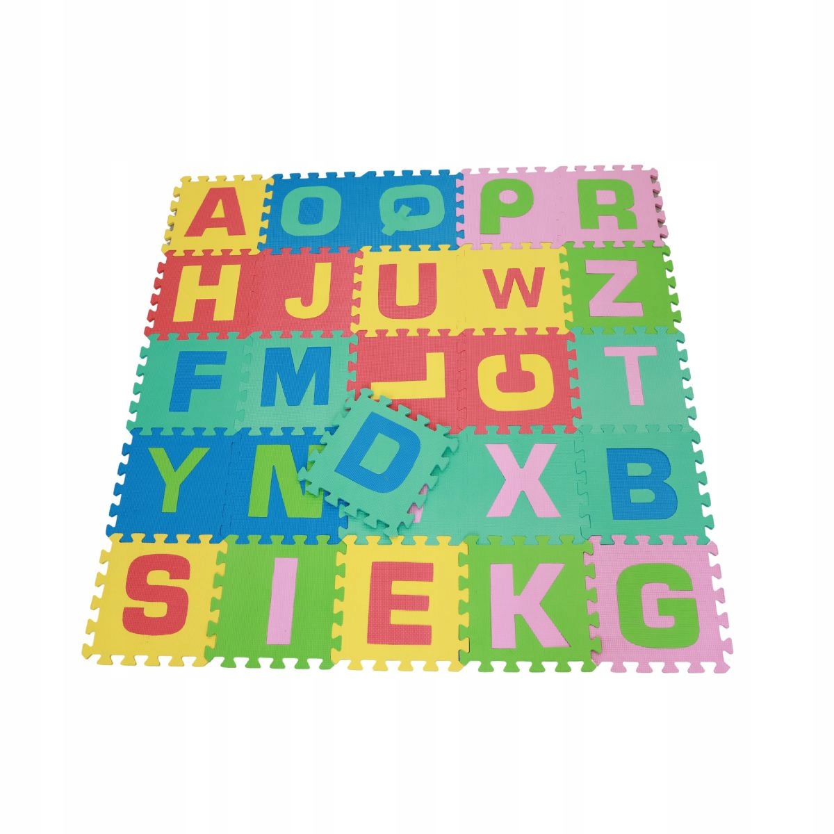 Mata piankowa 26 szt. 30x30cm - Letters – Idealna do zabawy i nauki