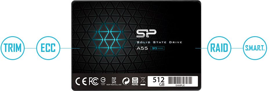 DISQUE DUR SSD M2 SILICON POWER A55 1To - trade solutions company