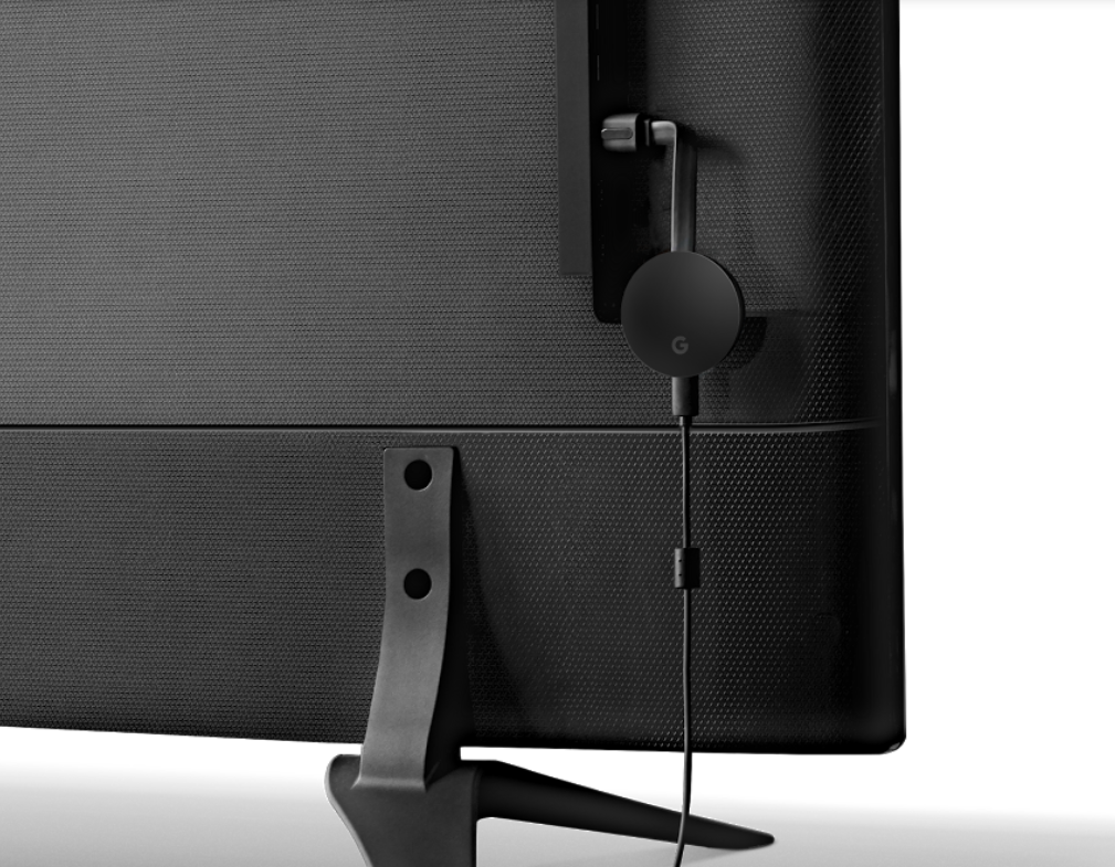 Znalezione obrazy dla zapytania Google Chromecast Ultra 4K Czarny