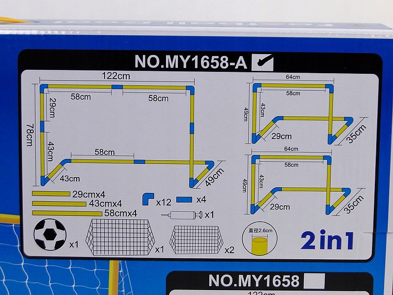 Wymiary i zawartość zestawu