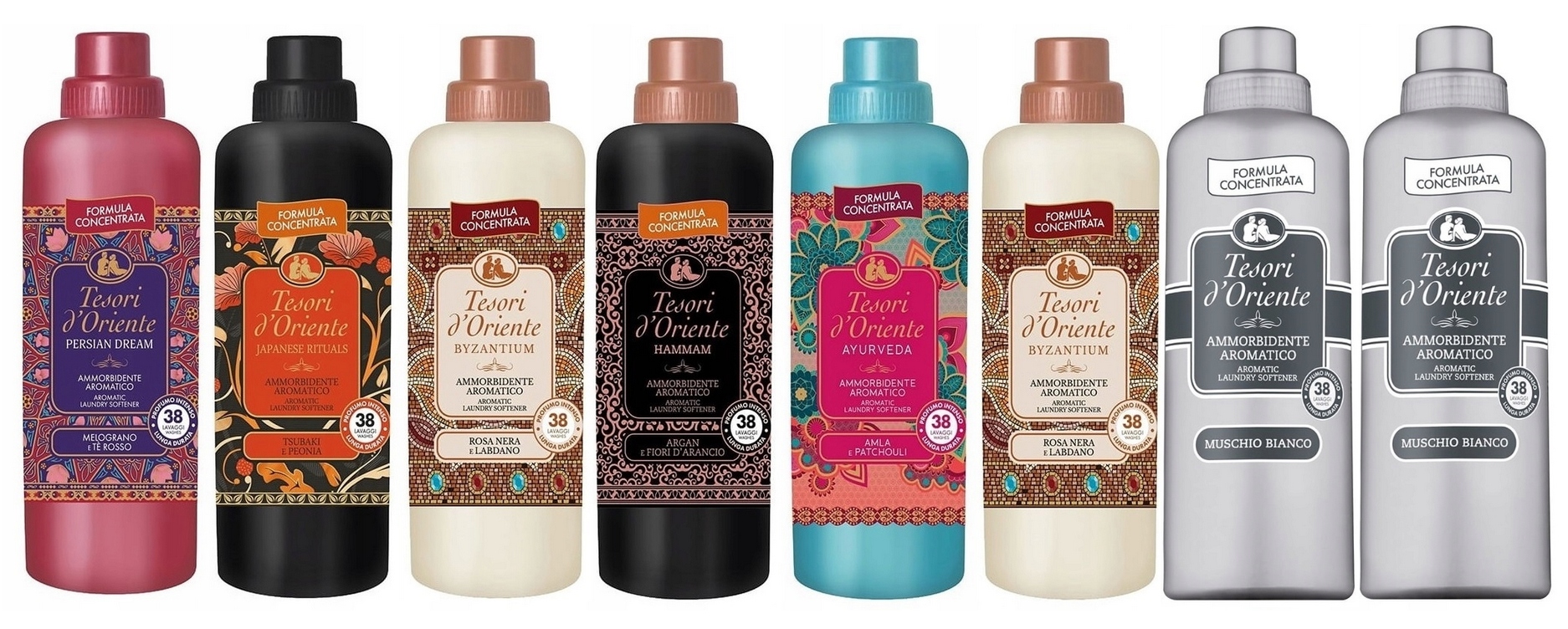 Różnorodność zapachów w zestawie