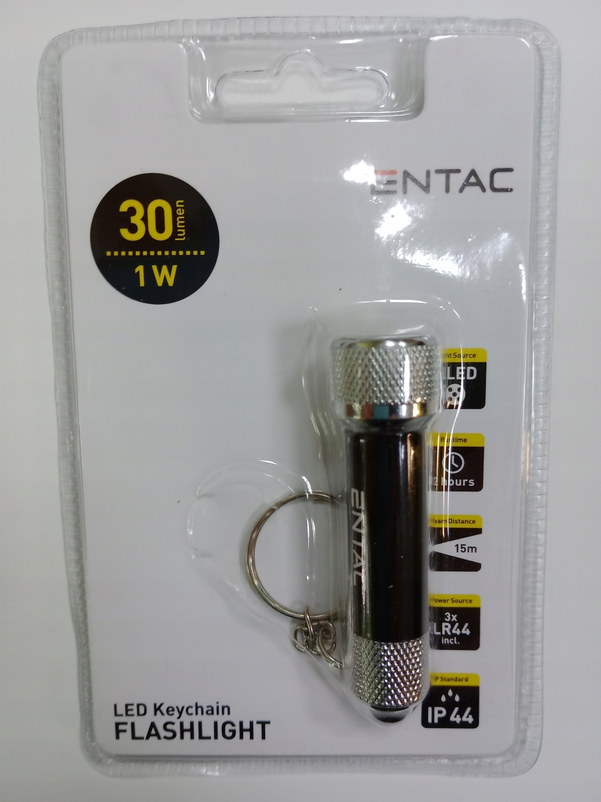 Zasilanie i czas pracy – 3xLR44, do 2 godzin działania