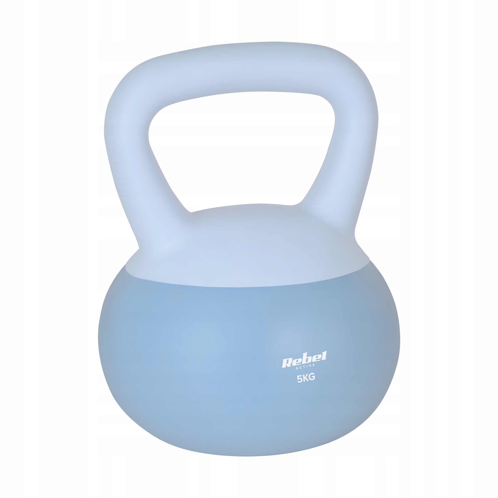 Soft Kettlebell miękki winylowy 5kg REBEL ACTIVE – Idealny wybór do treningu w domu