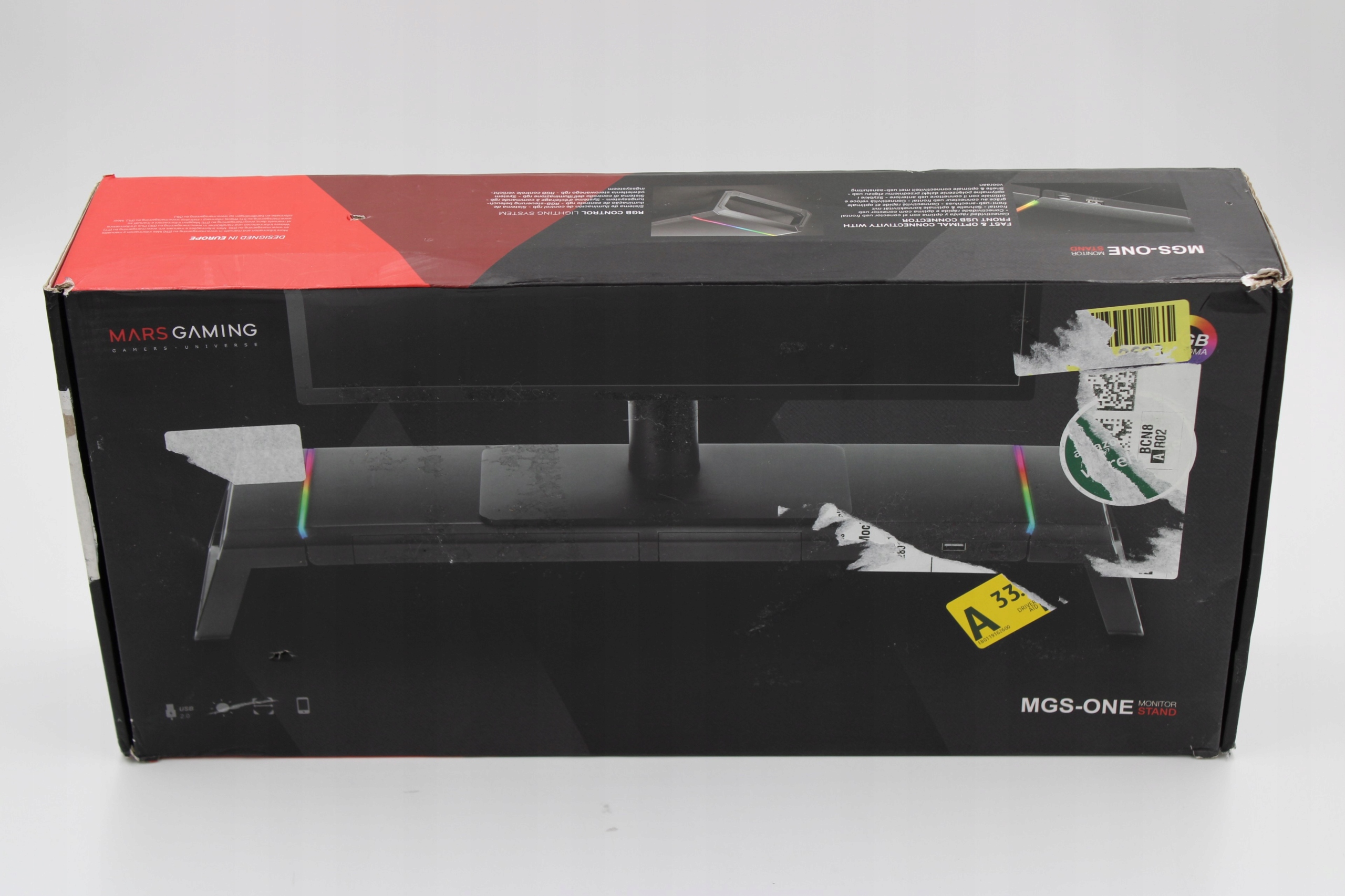 Wymiary i waga podstawki MGS-ONE