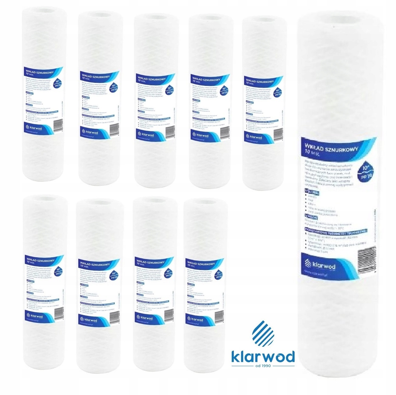 Wymiary i kompatybilność z filtrami narurowymi