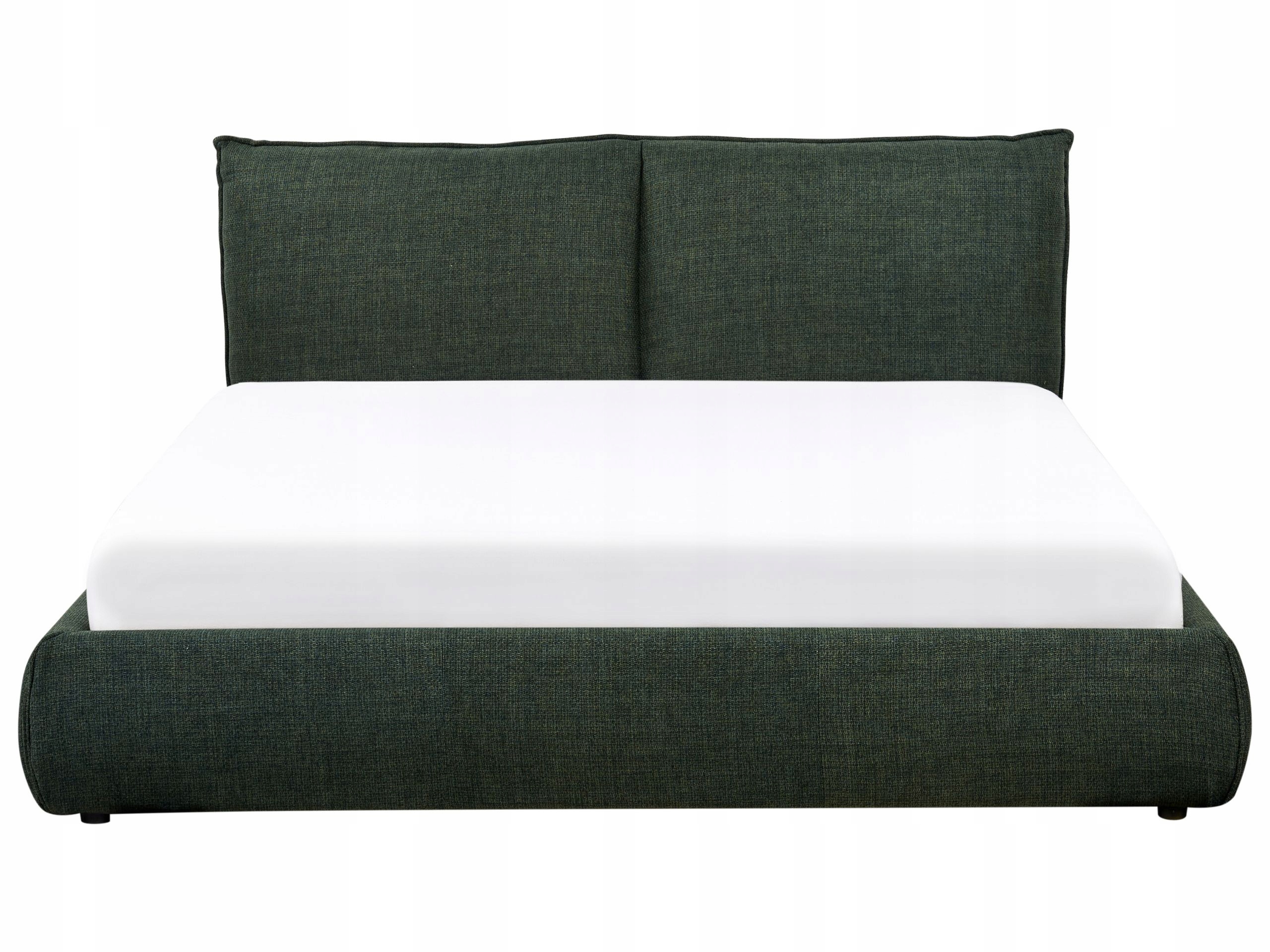 Łóżko VINAY 160 x 200 cm Ciemnozielony – Elegancja i komfort w Twojej sypialni