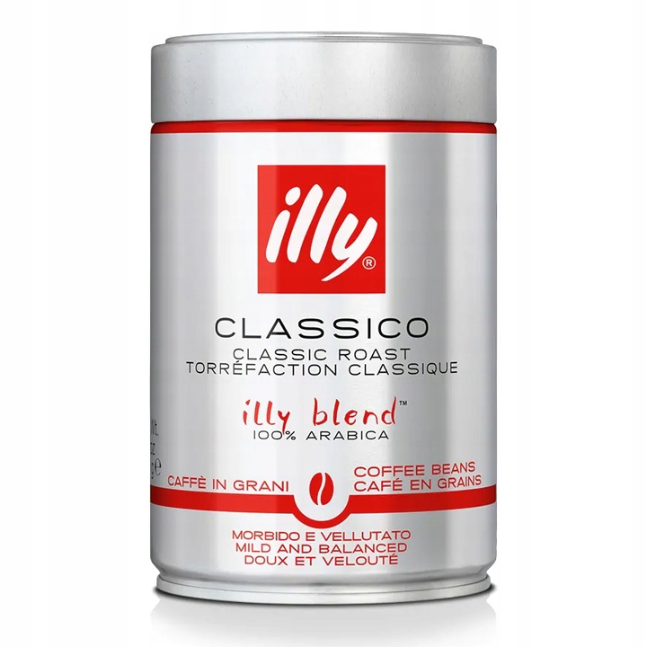 Kawa ziarnista Illy Espresso Classico 250 g – Doskonały wybór dla miłośników kawy