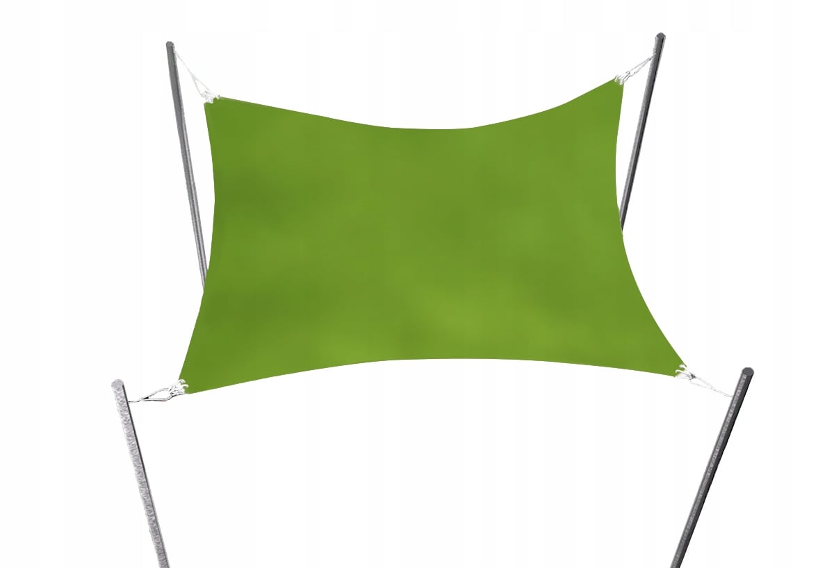 Żagiel wodoszczelny premium 3x5 - Zielony – Idealna ochrona przed słońcem i deszczem