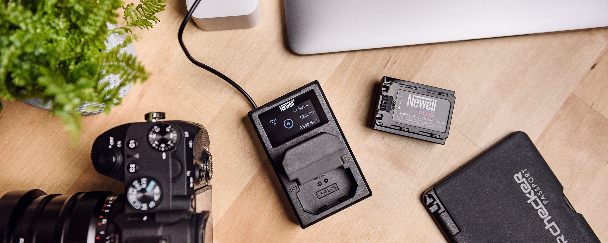 Ładowarka dwukanałowa Newell FDL-USB-C do akumulatorów