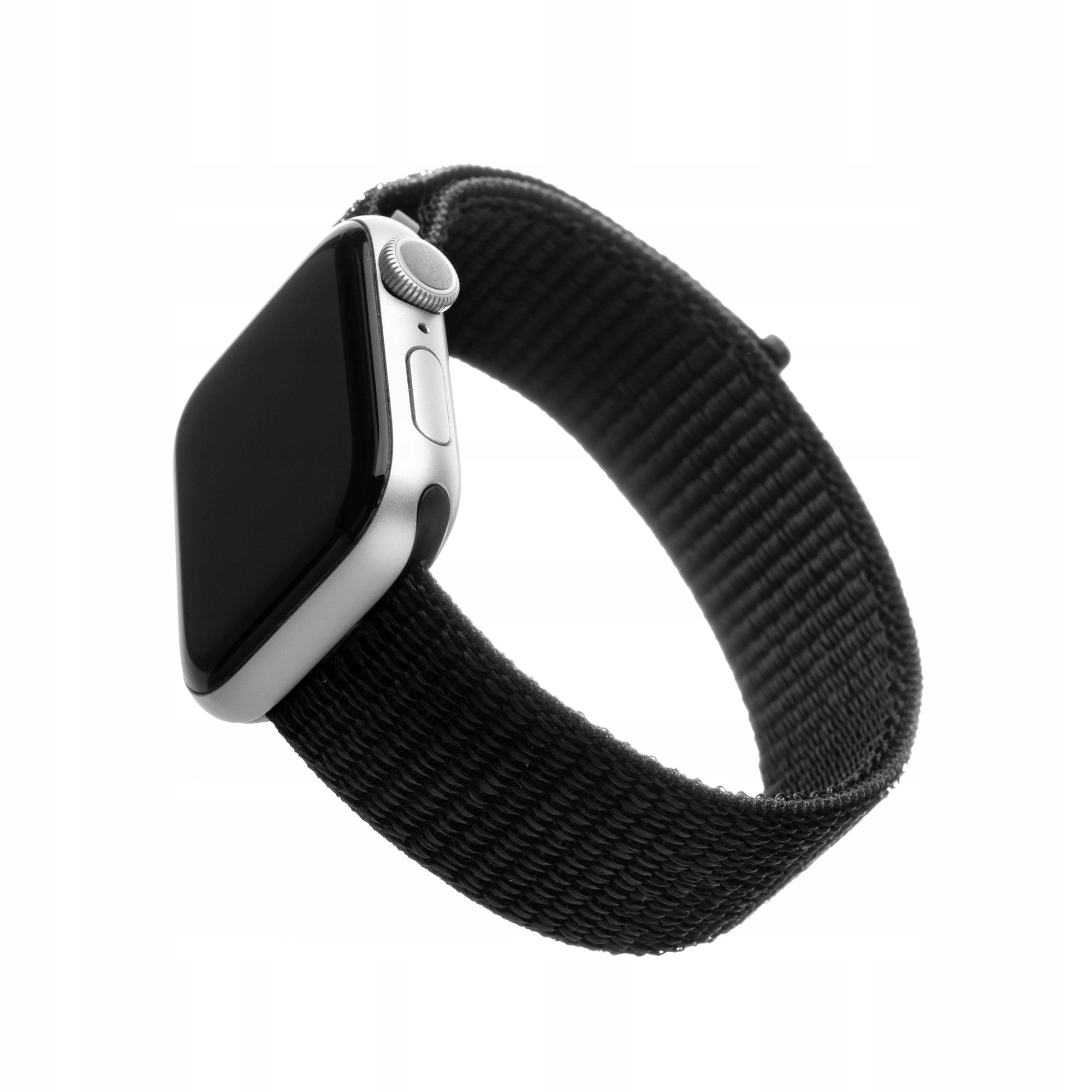 Nylonowy Pasek FIXED Nylon Strap pro Apple Watch 38/40/41mm Czarny – Styl i komfort na co dzień