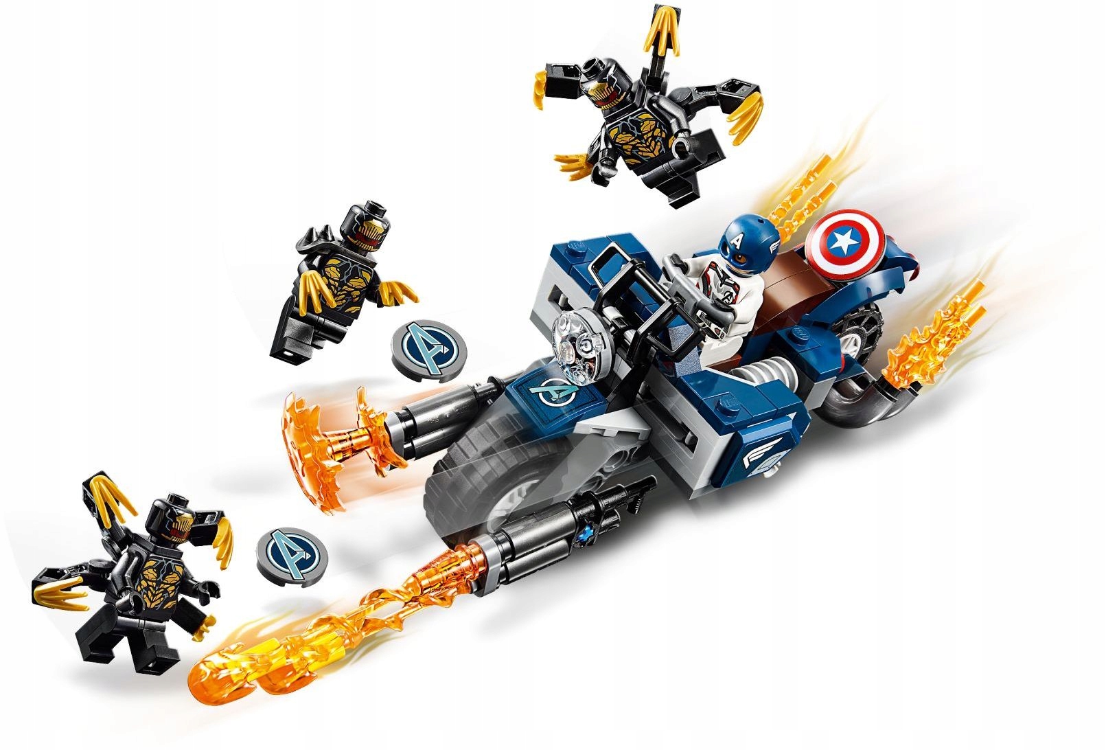 LEGO Kapitan Ameryka: Atak Outriderów 76123 – Emocjonująca zabawa w świecie Marvela