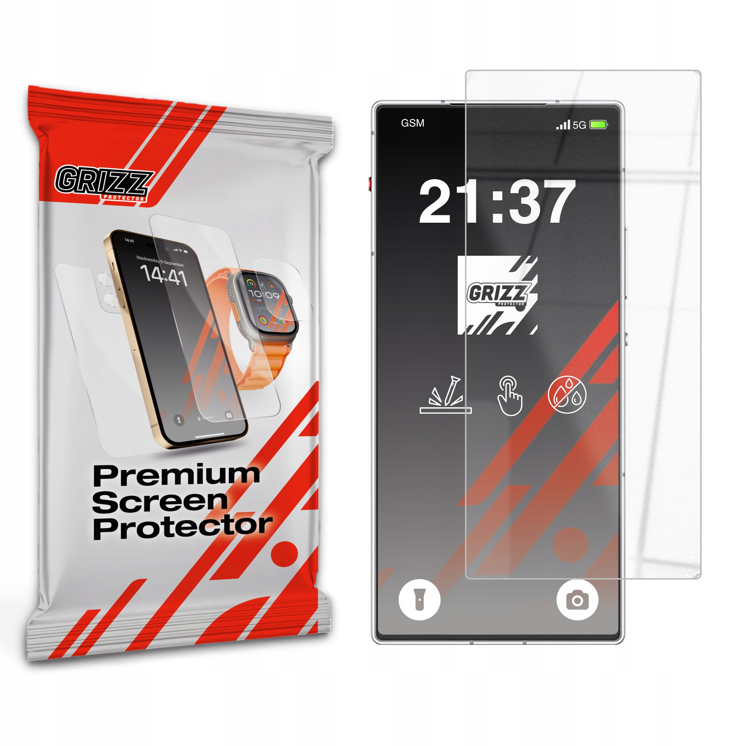 Szkło hybrydowe GrizzGlass HybridGlass do ZTE nubia RedMagic 10 Air – Doskonała ochrona ekranu