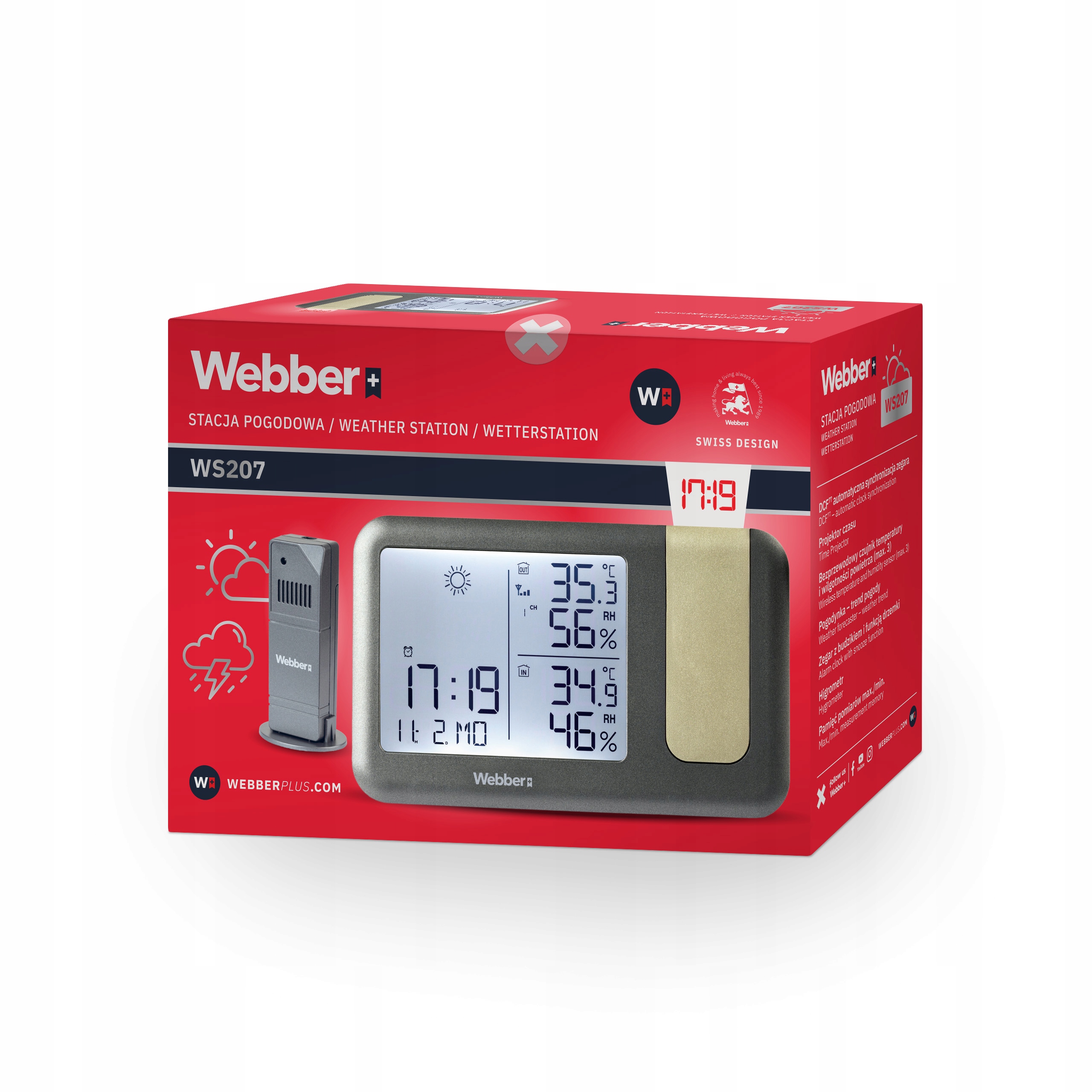 Zegar radiowy DCF z budzikiem – Zawsze dokładny czas