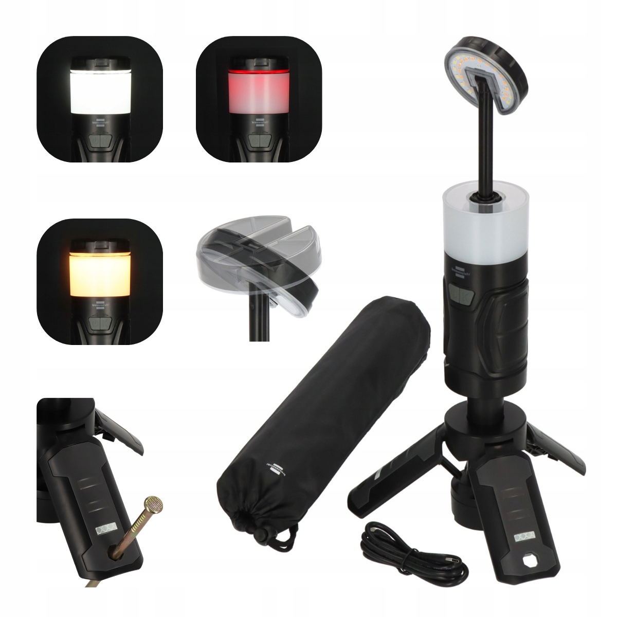 Możliwość ładowania przez USB-C i funkcja powerbanku