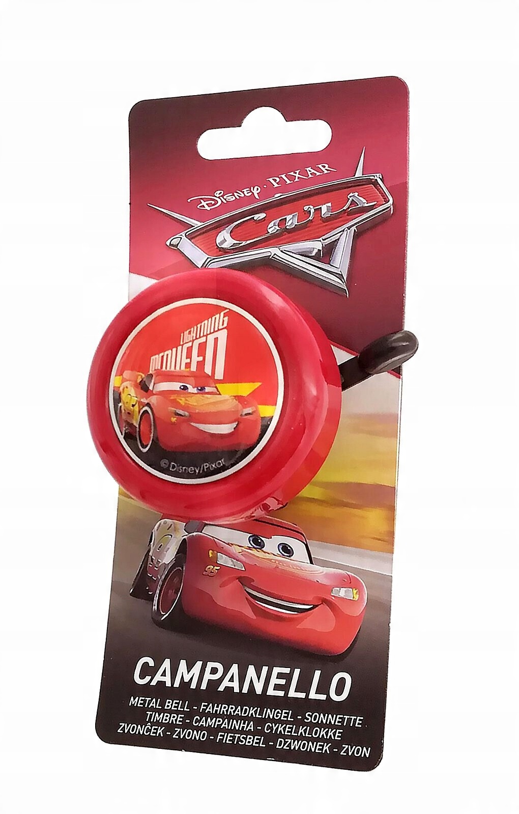 Dzwonek rowerowy Disney Cars – Radość i bezpieczeństwo na drodze