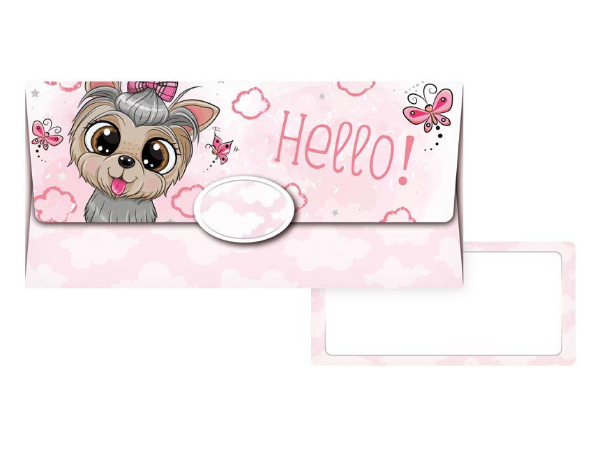 Ozdobna karteczka do personalizacji życzeń
