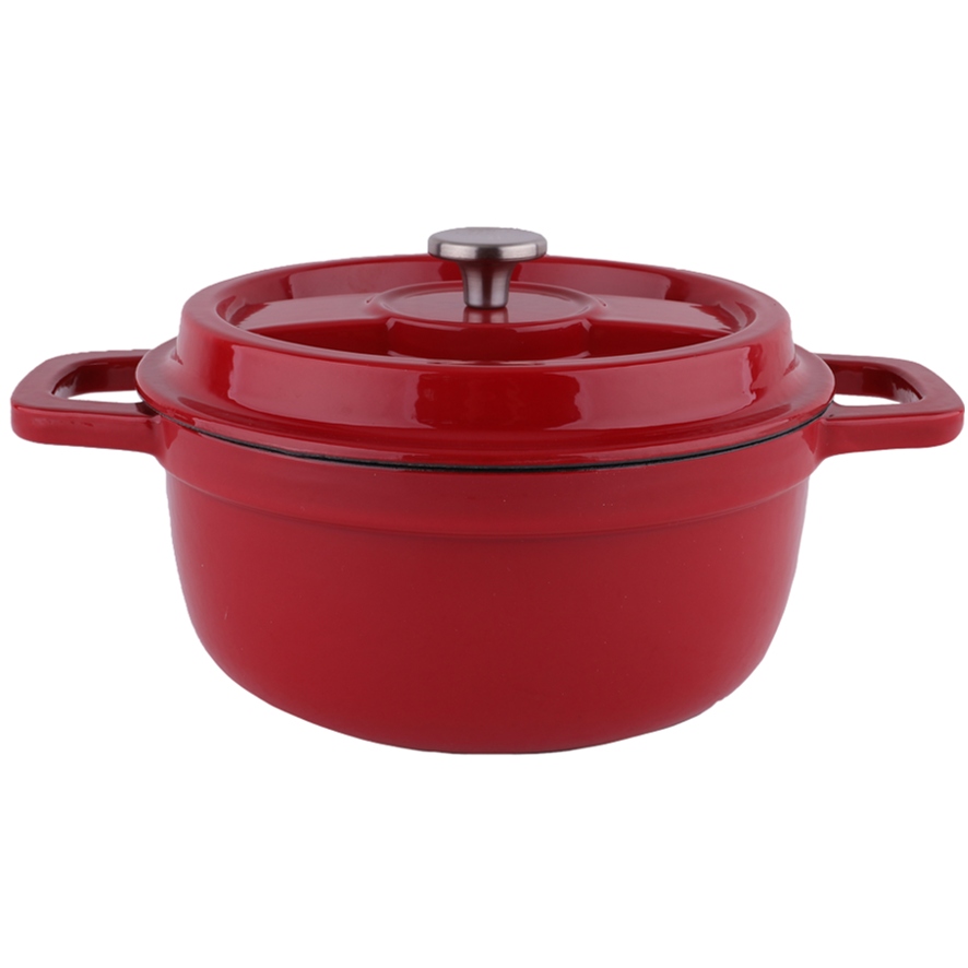 Garnek holenderski 2,6L 22CM Żeliwo DUTCH OVEN – Idealny do gotowania i pieczenia