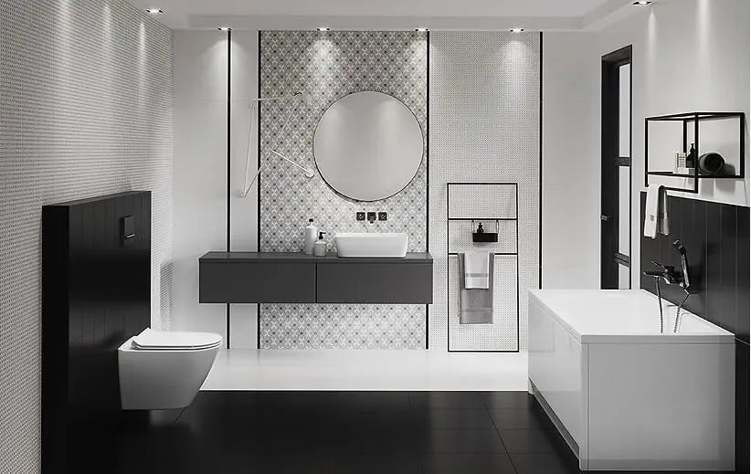 Wanna prostokątna Cersanit Korat 170x75 – Elegancja i komfort w Twojej łazience