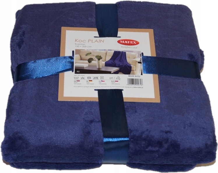 Koc PLAIN 150x200 – Komfort i elegancja w Twoim domu