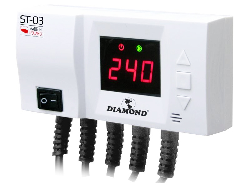 Wygodne ustawienia temperatury i histerezy