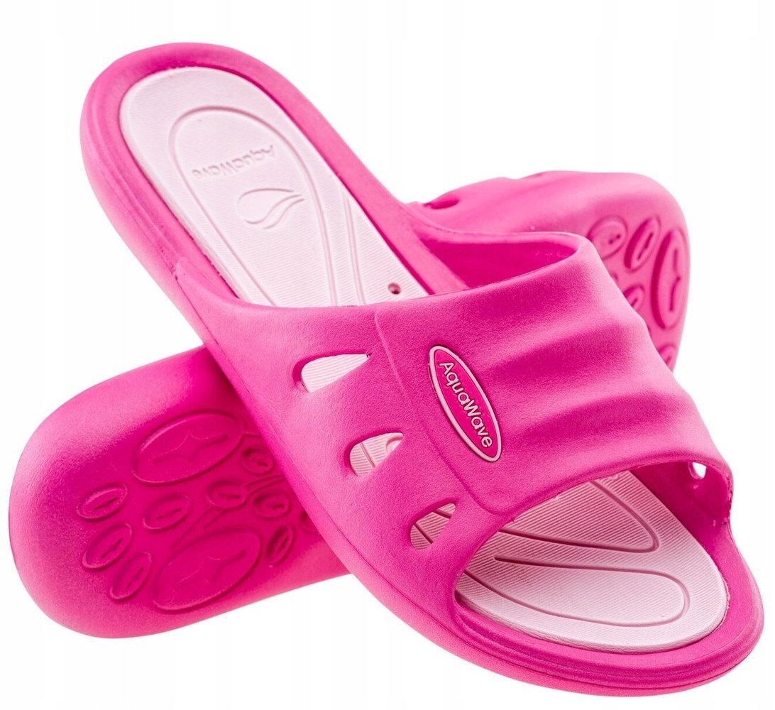 Klapki dziecięce AquaWave Maura JR Fuchsia/Light Fuchsia – Idealne na plażę i basen