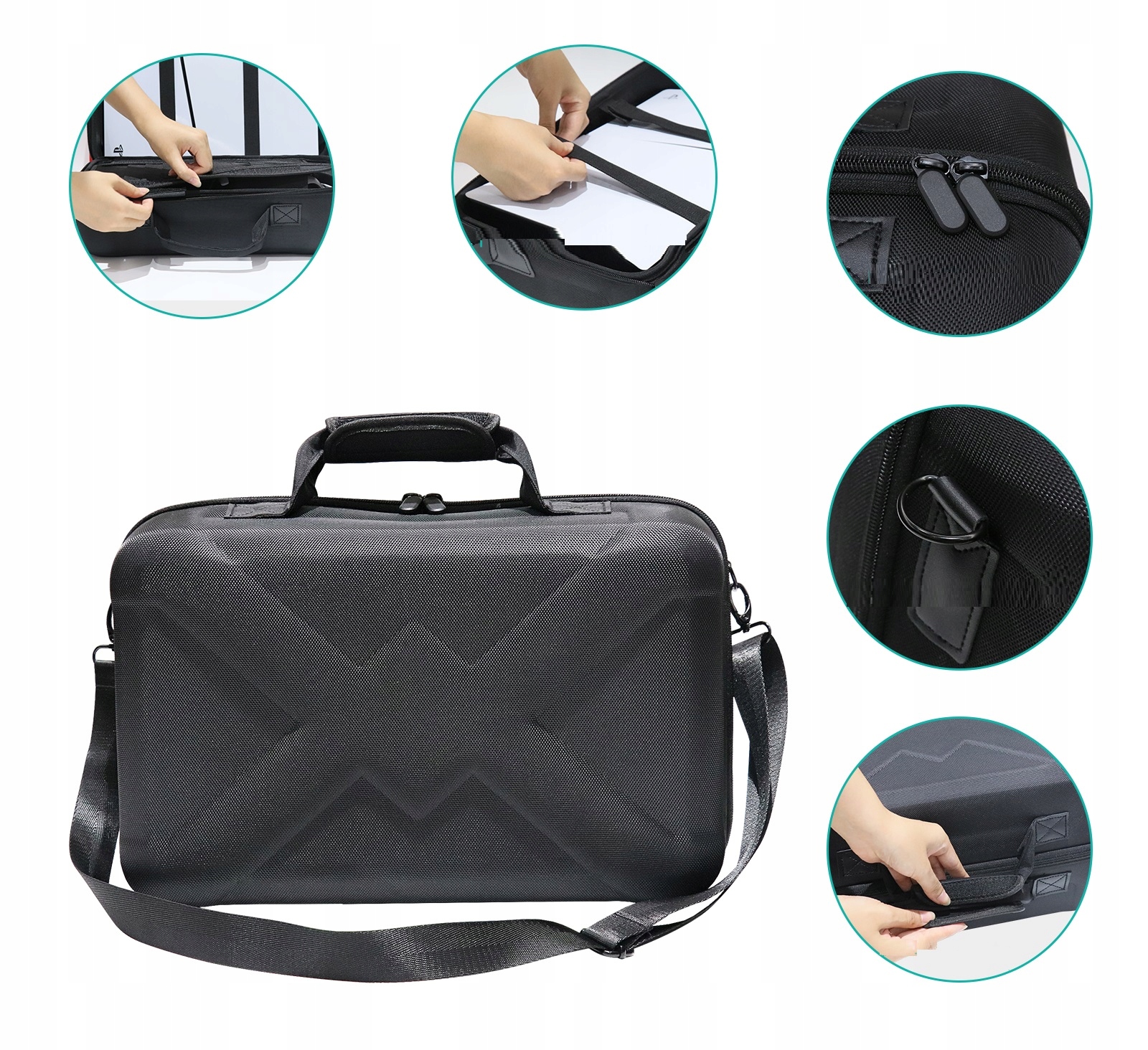 Wygodne zamknięcie i antypoślizgowy uchwyt