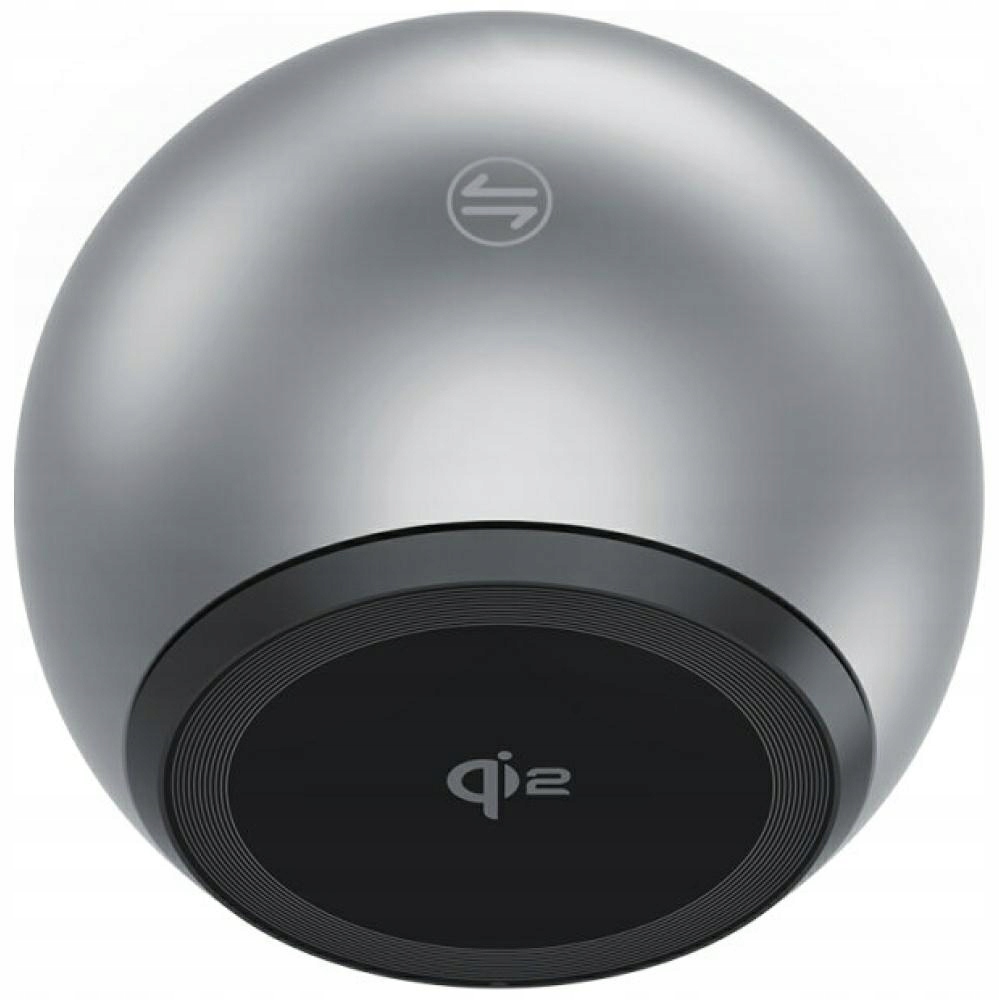 Qi2 Stacja ładująca ChargeBot Sound – Nowoczesne ładowanie w szarym kolorze