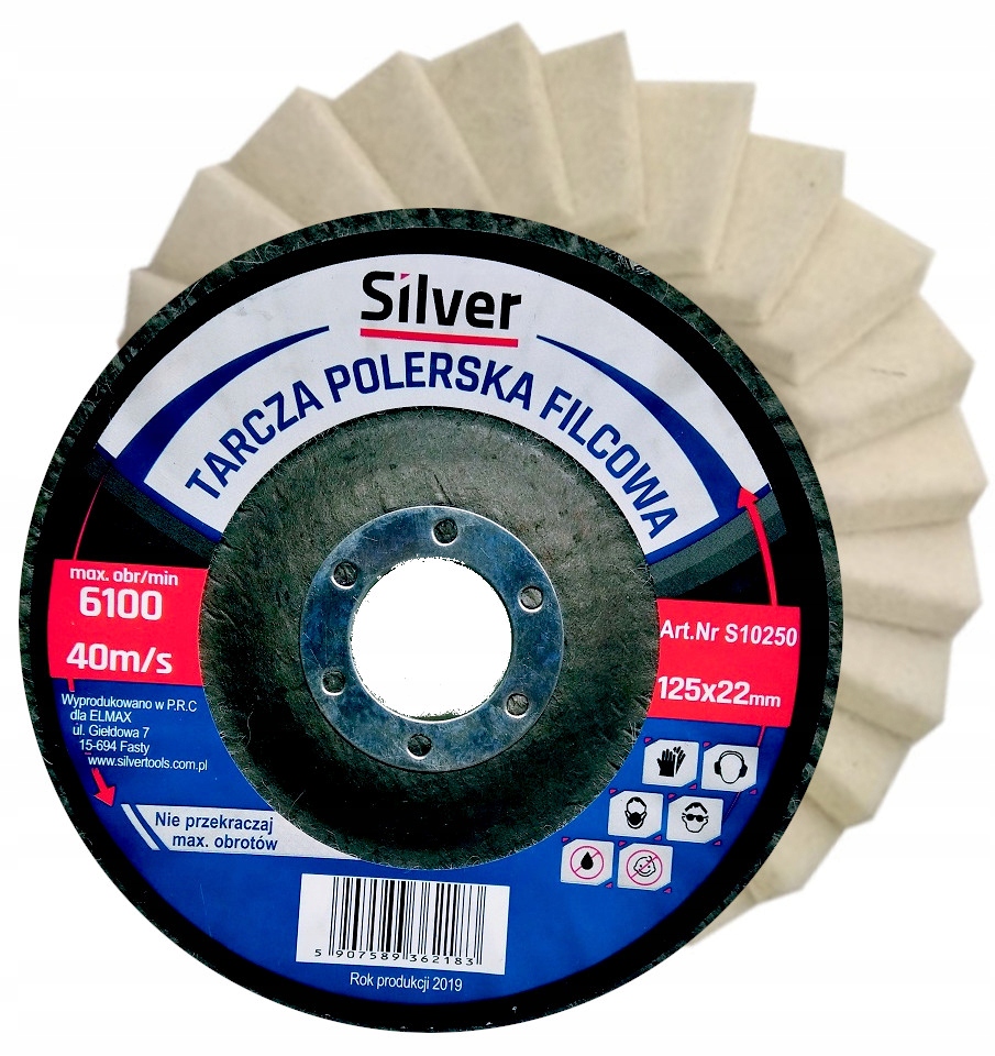Ściernica filcowa Silver 125mm – Idealne narzędzie do polerowania