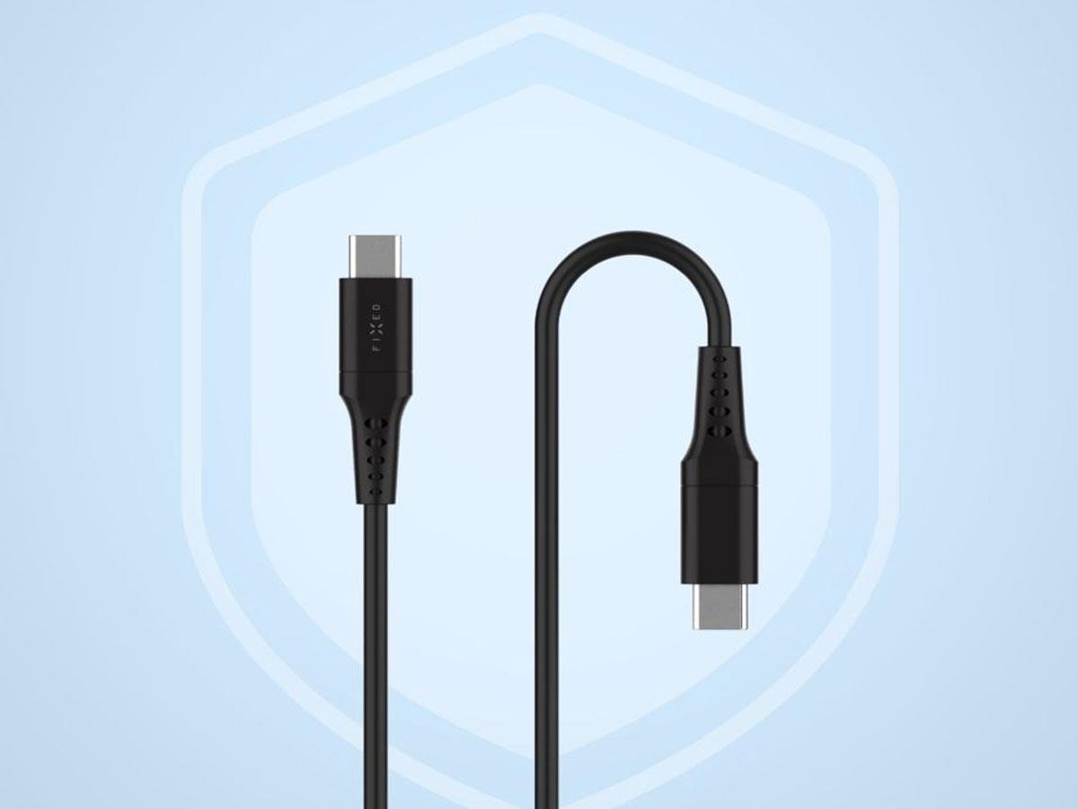 Krótki kabel do ładowania i przesyłania danych Liquid silicone FIXED – Wydajność i styl w jednym