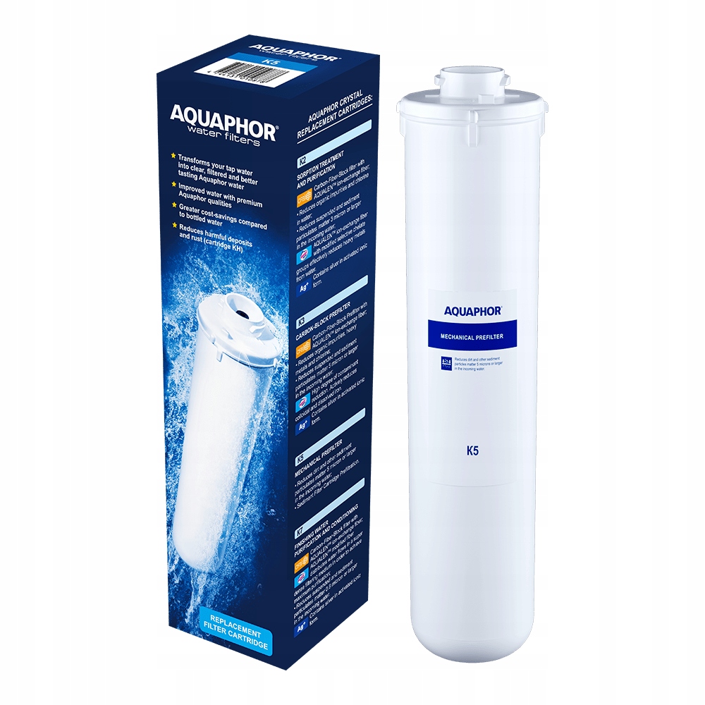 Zastosowanie wkładów K5 w filtrach Aquaphor