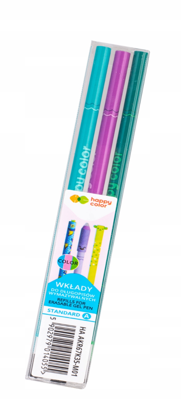 Wkład do długopisu usuwalnego HAPPY COLOR – Kolory, które inspirują
