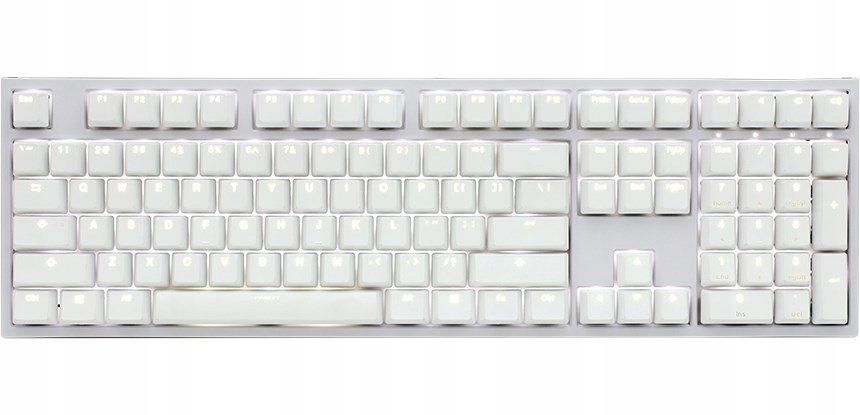 Klawiatura Ducky One 2 White Edition – Idealna do gier i codziennych zadań