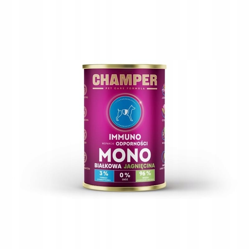 Analiza składu – co znajdziesz w karmie CHAMPER IMMUNO?