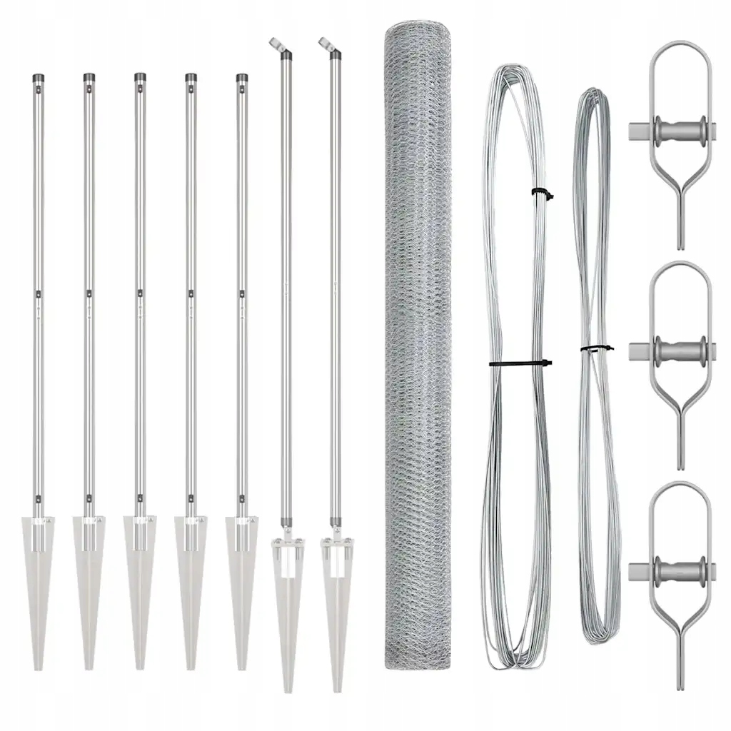 Wiele komponentów w zestawie dla wygodnego montażu