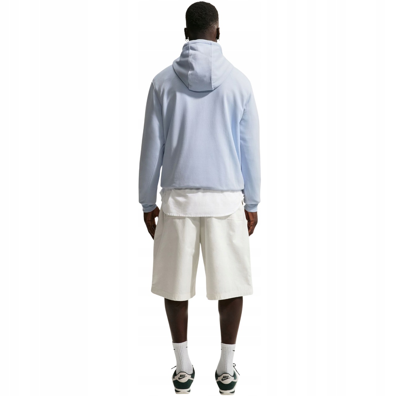 Bluza męska Club FT PO Hoodie błękitna FN3866 407 M – Klasyka sportowego stylu