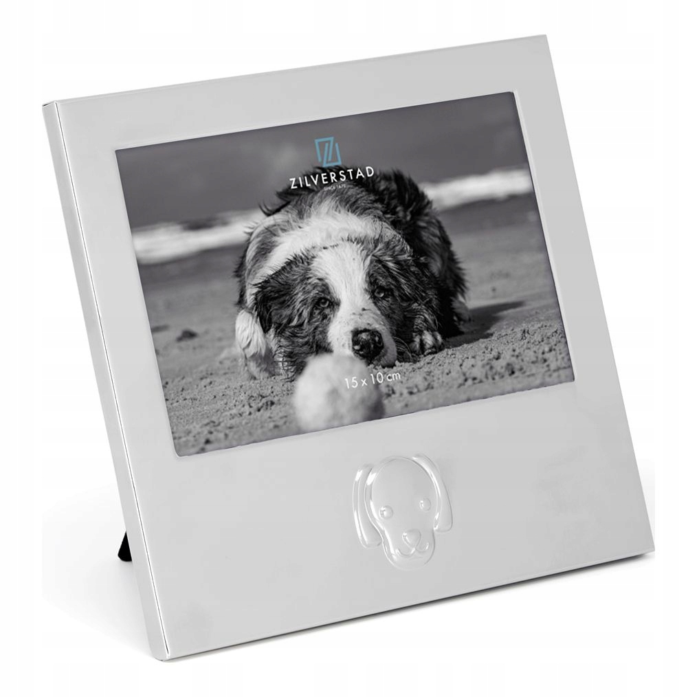 Zilverstad Hund 15x10 Metall Portrait – Elegancka ramka na zdjęcia