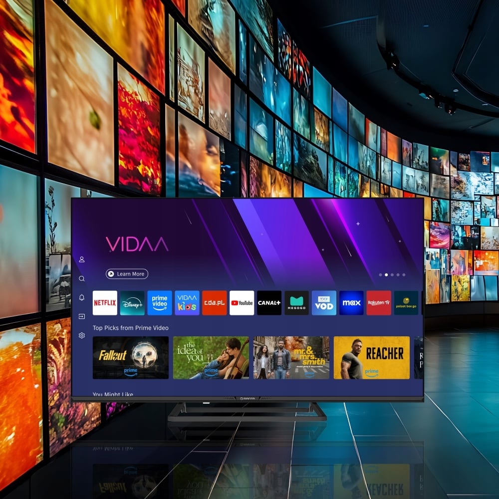 System SMART oparty na VIDAA – Szybki dostęp do aplikacji